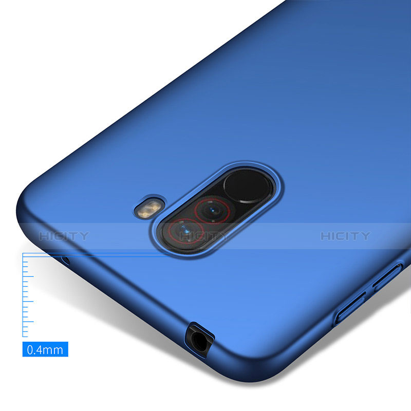 Funda Dura Plastico Rigida Mate M02 para Xiaomi Pocophone F1 Azul