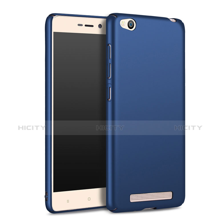 Funda Dura Plastico Rigida Mate M02 para Xiaomi Redmi 3 Azul