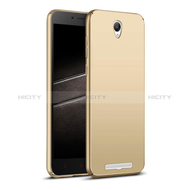 Funda Dura Plastico Rigida Mate M02 para Xiaomi Redmi Note 2 Oro