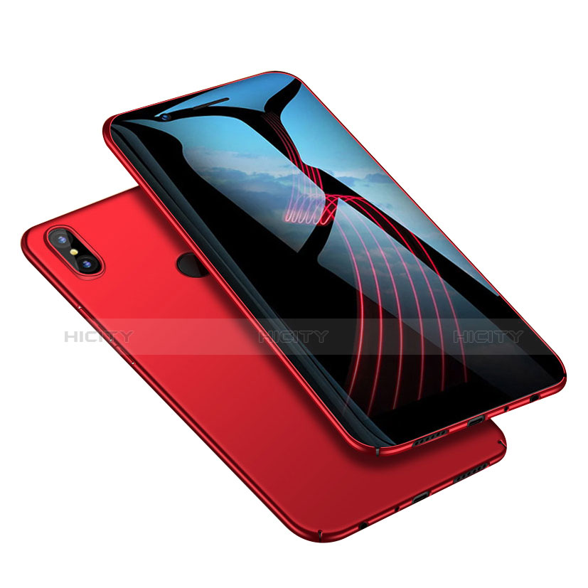 Funda Dura Plastico Rigida Mate M02 para Xiaomi Redmi Note 5 Rojo