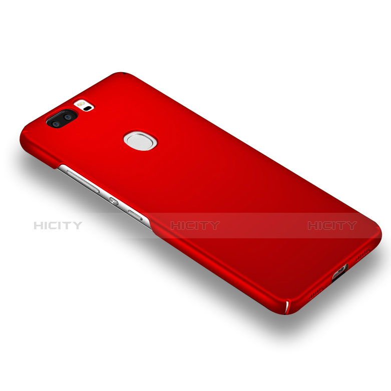 Funda Dura Plastico Rigida Mate M03 para Huawei Honor V8 Rojo