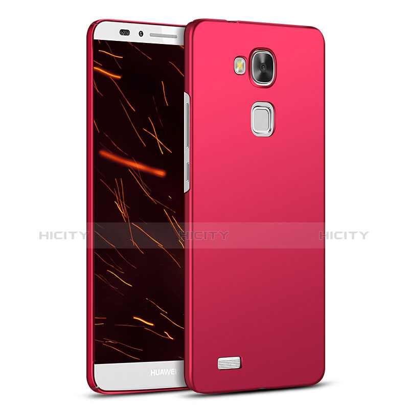 Funda Dura Plastico Rigida Mate M03 para Huawei Mate 7 Rojo