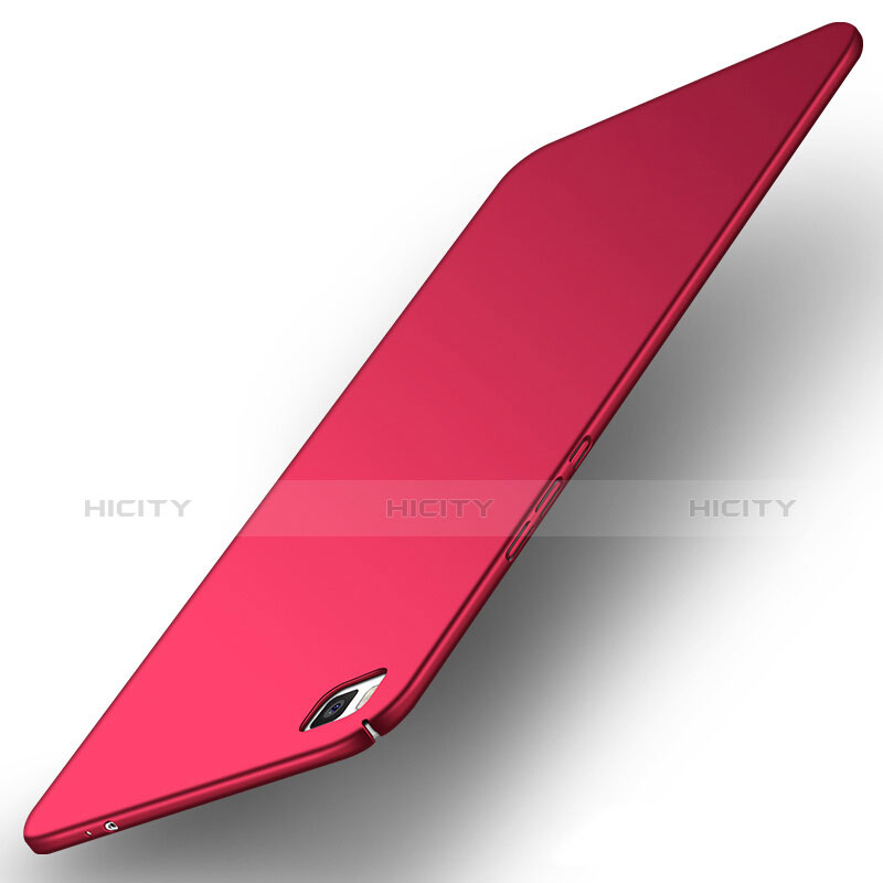 Funda Dura Plastico Rigida Mate M03 para Huawei P8 Rojo