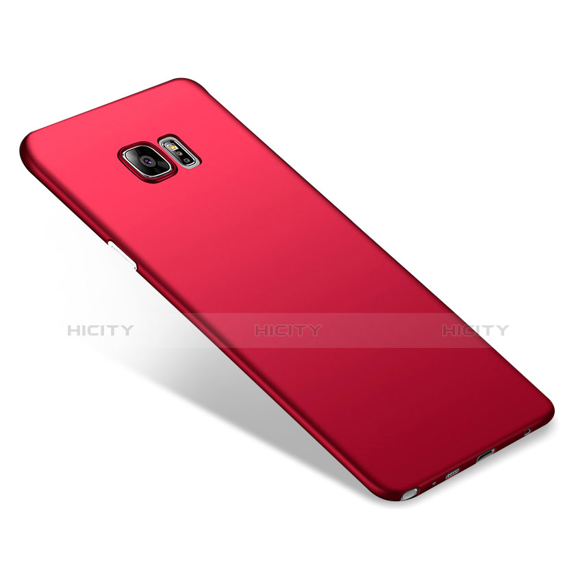 Funda Dura Plastico Rigida Mate M03 para Samsung Galaxy Note 5 N9200 N920 N920F Rojo