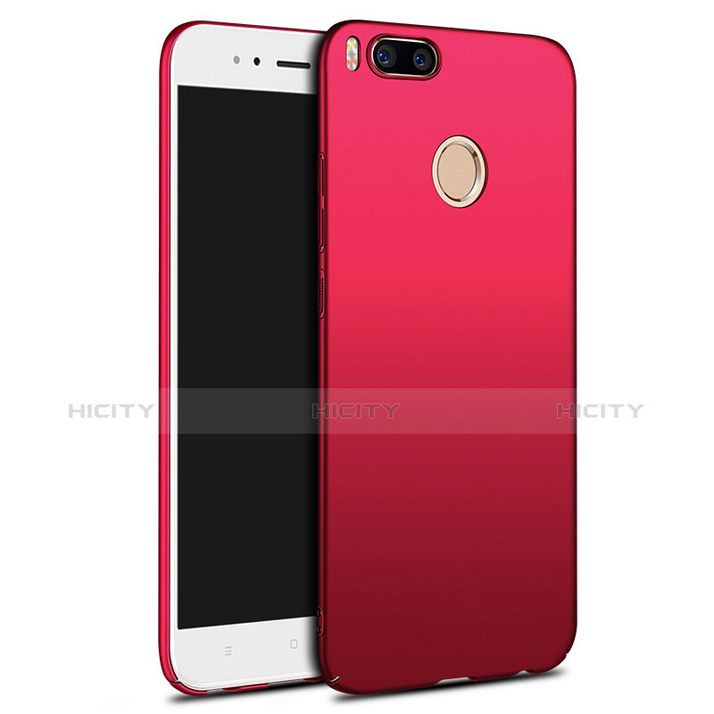 Funda Dura Plastico Rigida Mate M03 para Xiaomi Mi A1 Rojo