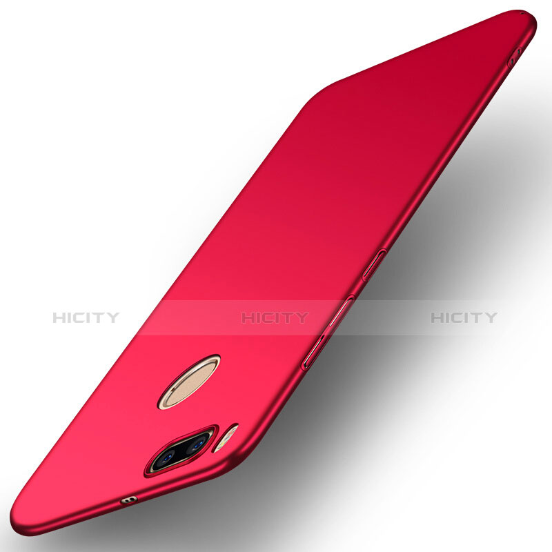 Funda Dura Plastico Rigida Mate M03 para Xiaomi Mi A1 Rojo