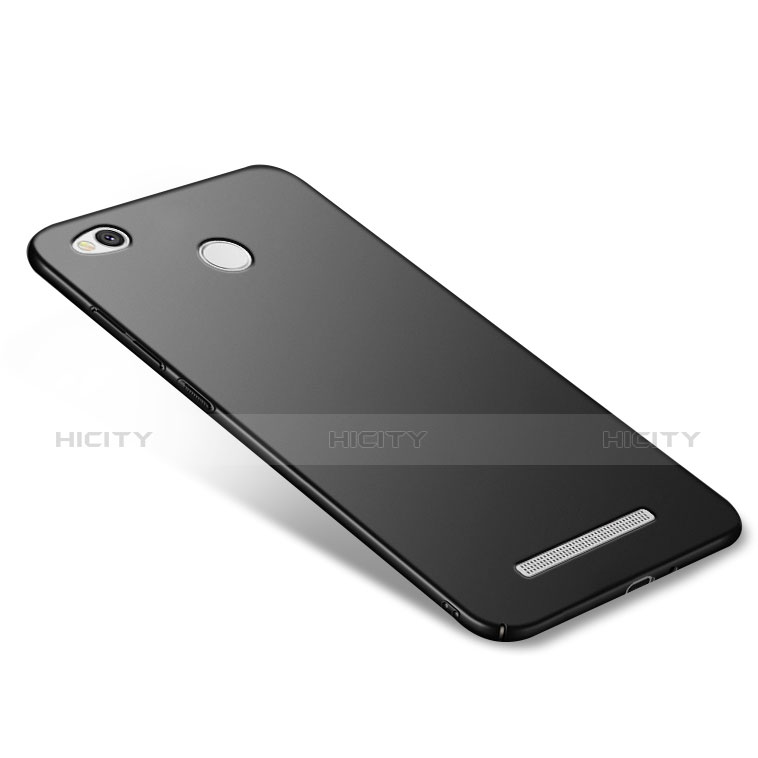 Funda Dura Plastico Rigida Mate M03 para Xiaomi Redmi 3S Negro