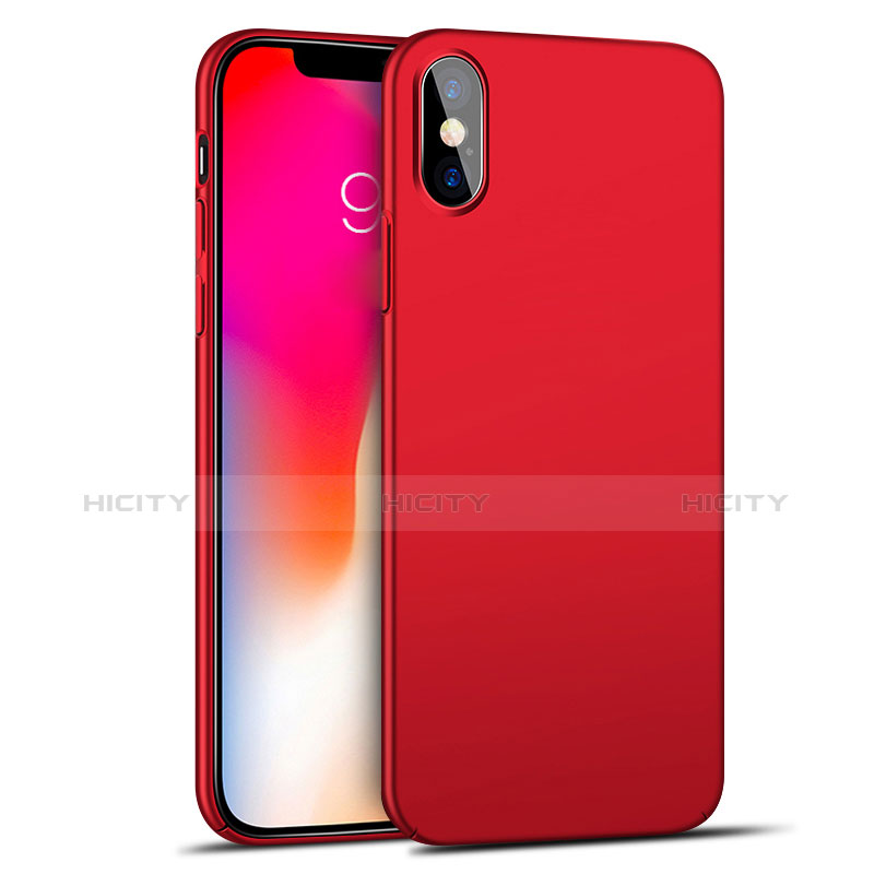 Funda Dura Plastico Rigida Mate M04 para Apple iPhone X Negro