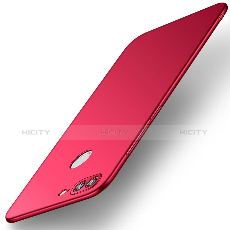 Funda Dura Plastico Rigida Mate M04 para Huawei Honor 9 Lite Rojo