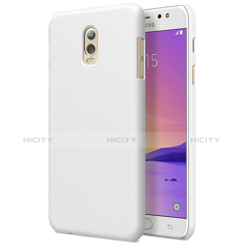 Funda Dura Plastico Rigida Mate M04 para Samsung Galaxy C7 (2017) Blanco