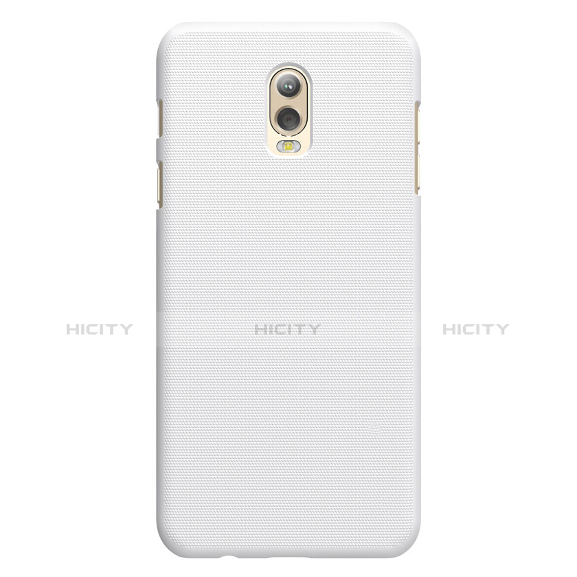 Funda Dura Plastico Rigida Mate M04 para Samsung Galaxy C7 (2017) Blanco