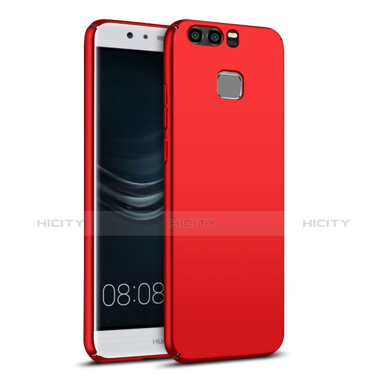 Funda Dura Plastico Rigida Mate M05 para Huawei P9 Rojo