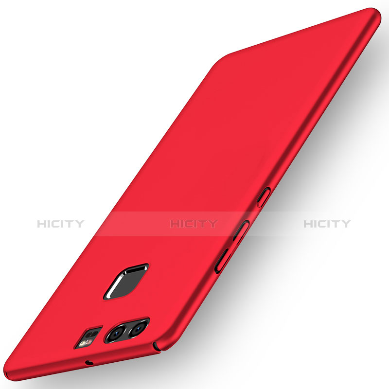 Funda Dura Plastico Rigida Mate M05 para Huawei P9 Rojo