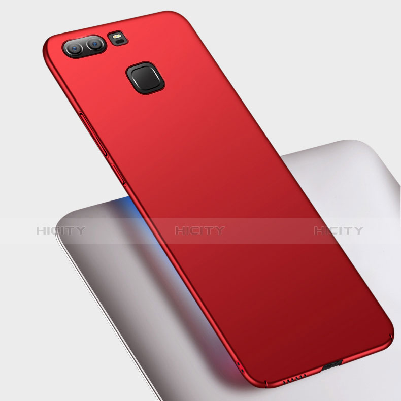 Funda Dura Plastico Rigida Mate M05 para Huawei P9 Rojo