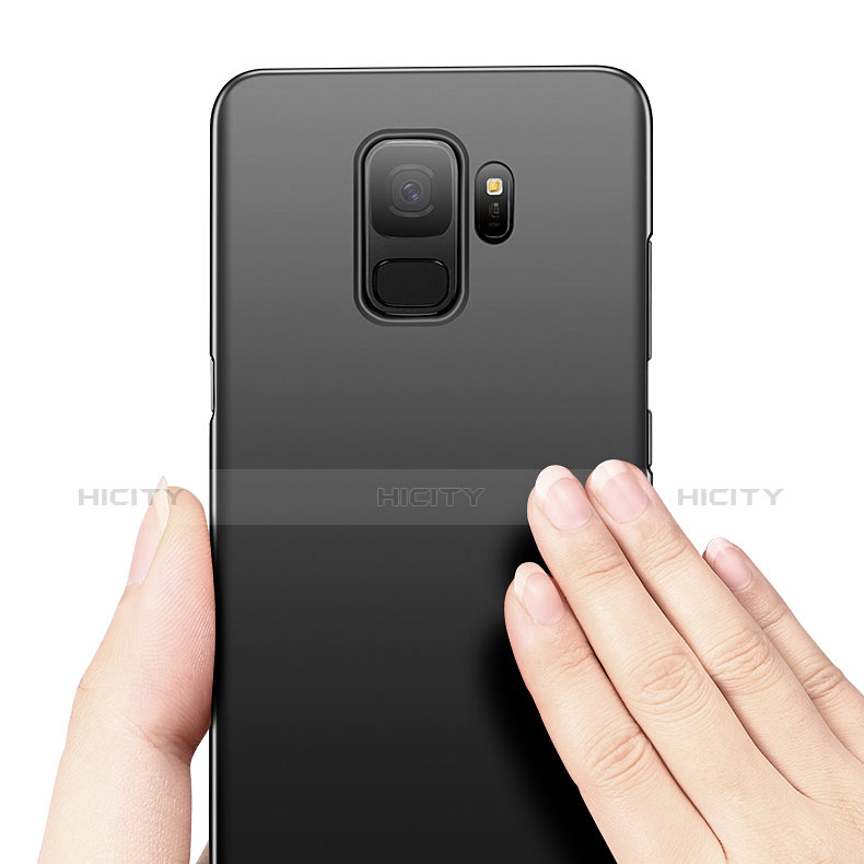 Funda Dura Plastico Rigida Mate M05 para Samsung Galaxy S9 Negro