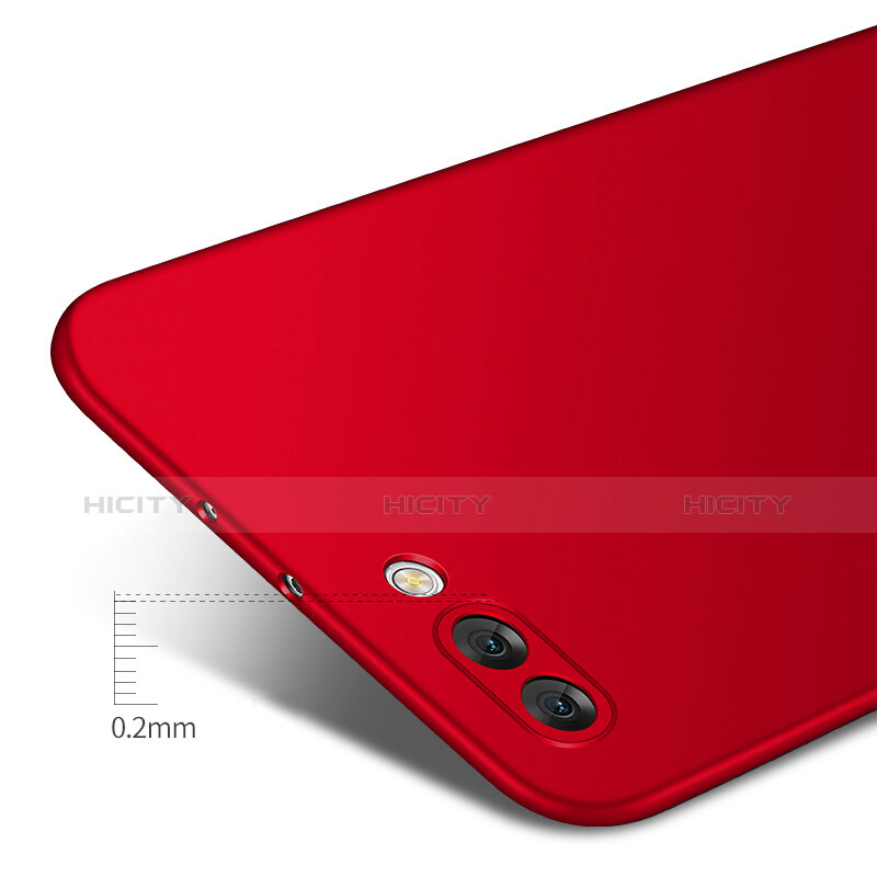 Funda Dura Plastico Rigida Mate M06 para Huawei Honor View 10 Rojo