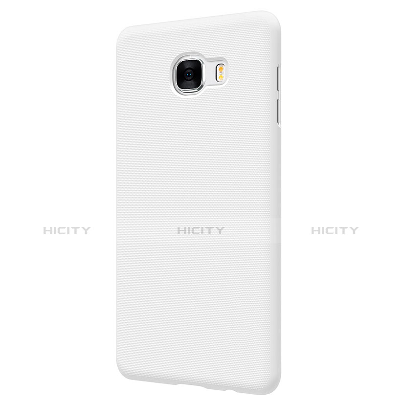 Funda Dura Plastico Rigida Mate M08 para Samsung Galaxy C5 SM-C5000 Blanco