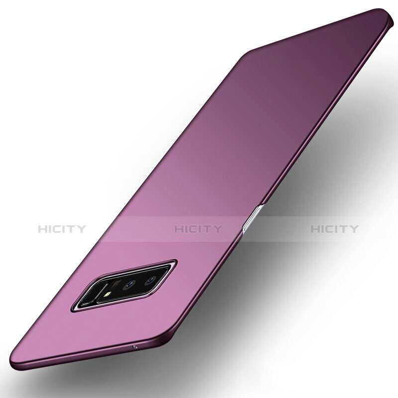 Funda Dura Plastico Rigida Mate M09 para Samsung Galaxy Note 8 Duos N950F Morado