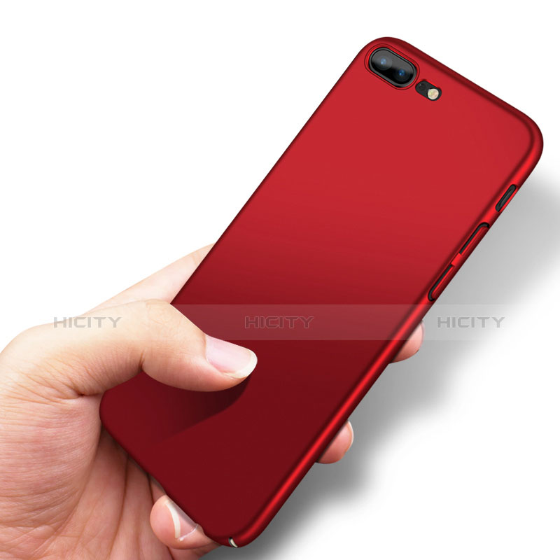 Funda Dura Plastico Rigida Mate M12 para Apple iPhone 7 Plus Rojo