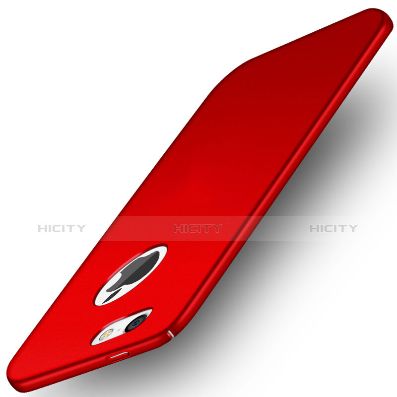 Funda Dura Plastico Rigida Mate P01 para Apple iPhone 5 Rojo