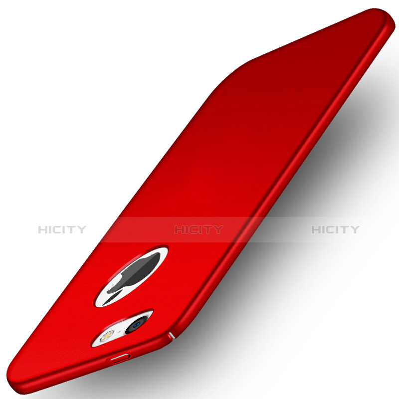 Funda Dura Plastico Rigida Mate P01 para Apple iPhone 5S Rojo