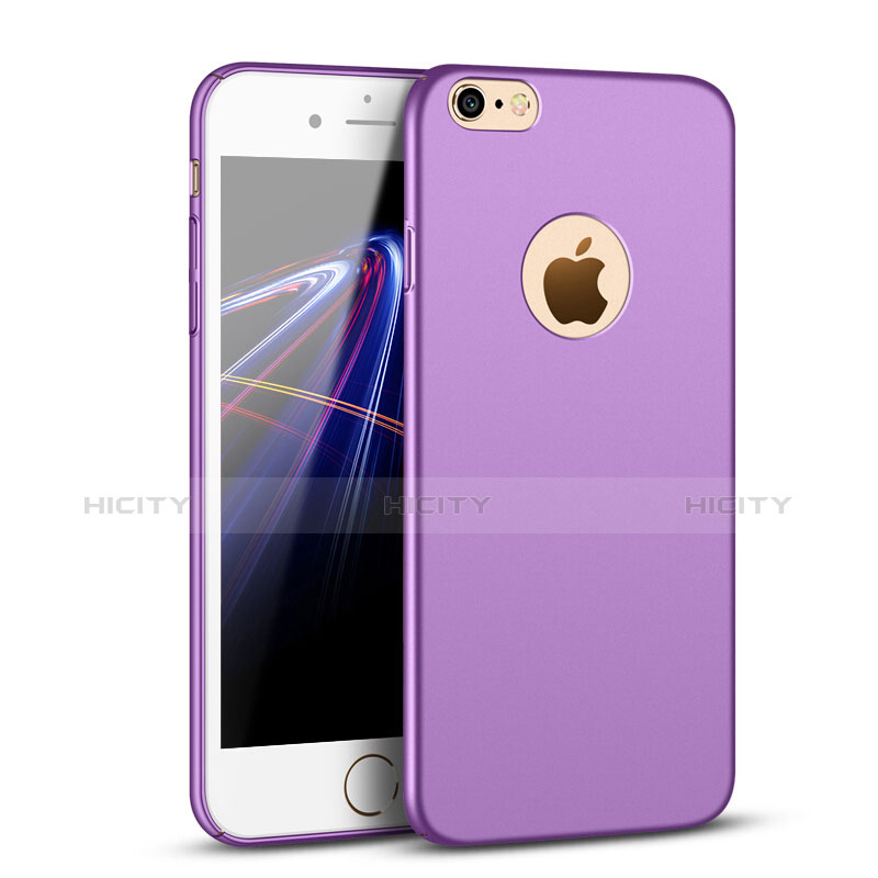 Funda Dura Plastico Rigida Mate P01 para Apple iPhone 6 Morado