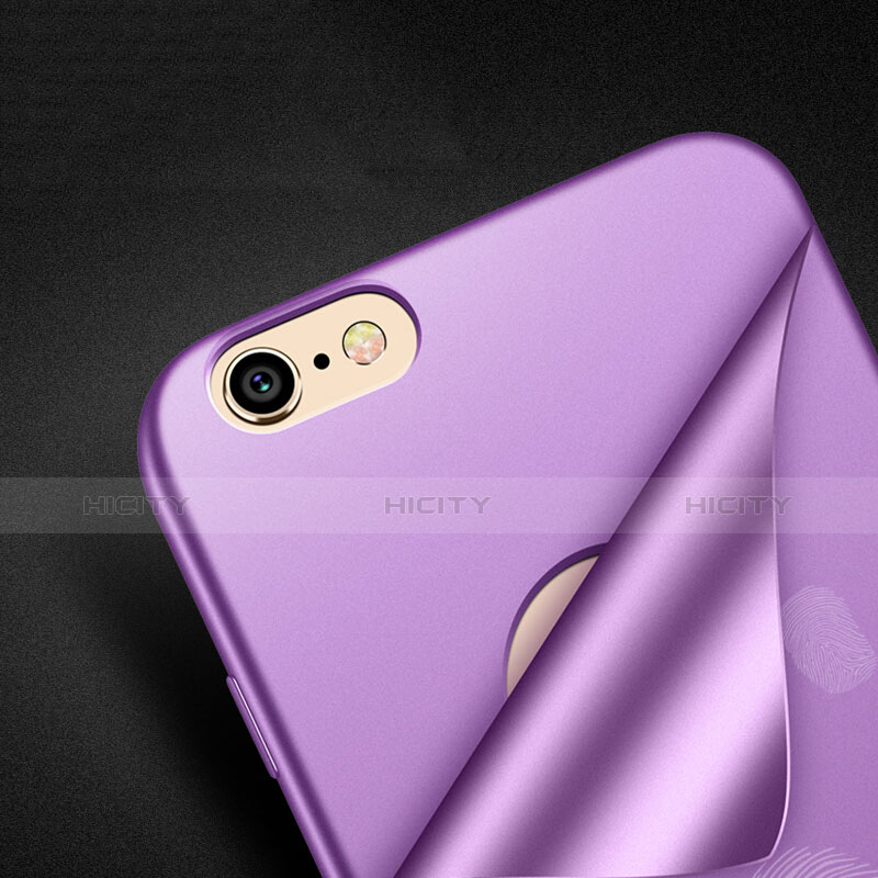 Funda Dura Plastico Rigida Mate P01 para Apple iPhone 6 Morado