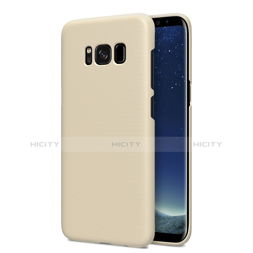 Funda Dura Plastico Rigida Mate P01 para Samsung Galaxy S8 Plus Oro