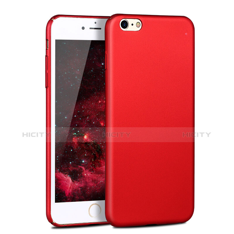 Funda Dura Plastico Rigida Mate P04 para Apple iPhone 6 Rojo