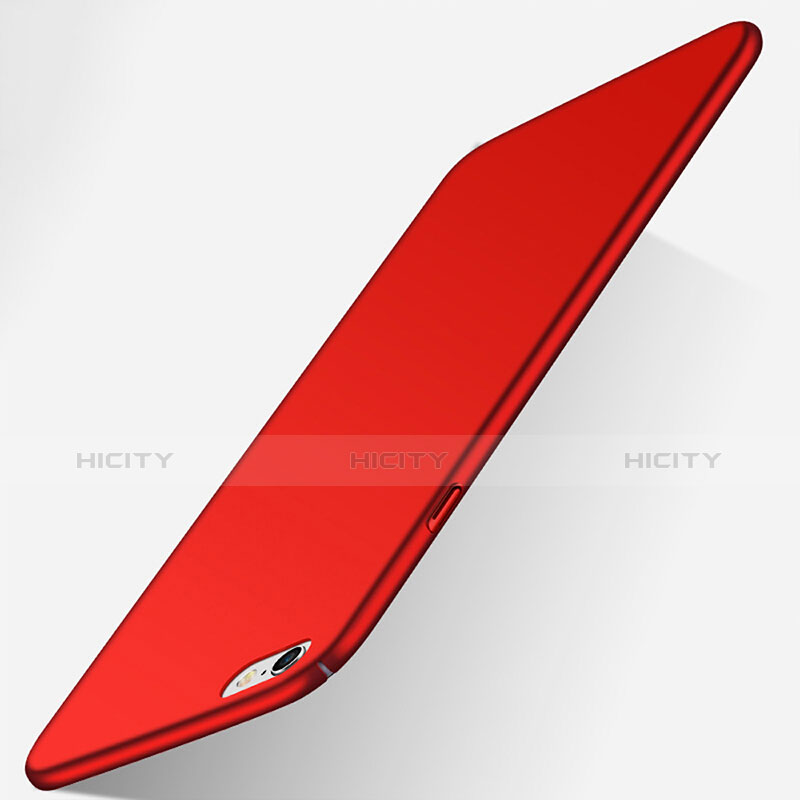 Funda Dura Plastico Rigida Mate P04 para Apple iPhone 6 Rojo