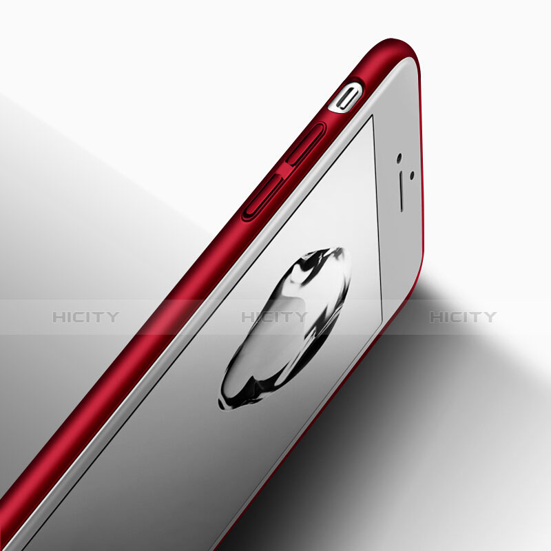 Funda Dura Plastico Rigida Mate P05 para Apple iPhone 6 Plus Rojo