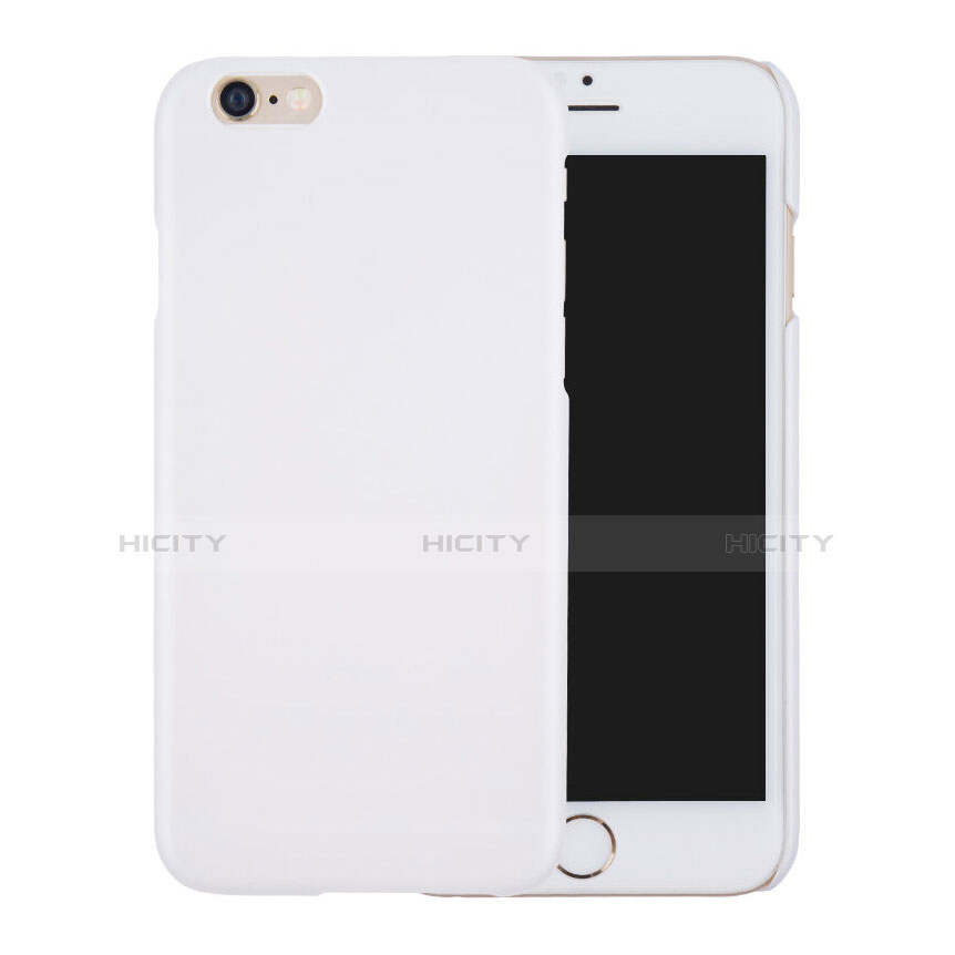 Funda Dura Plastico Rigida Mate para Apple iPhone 6 Blanco