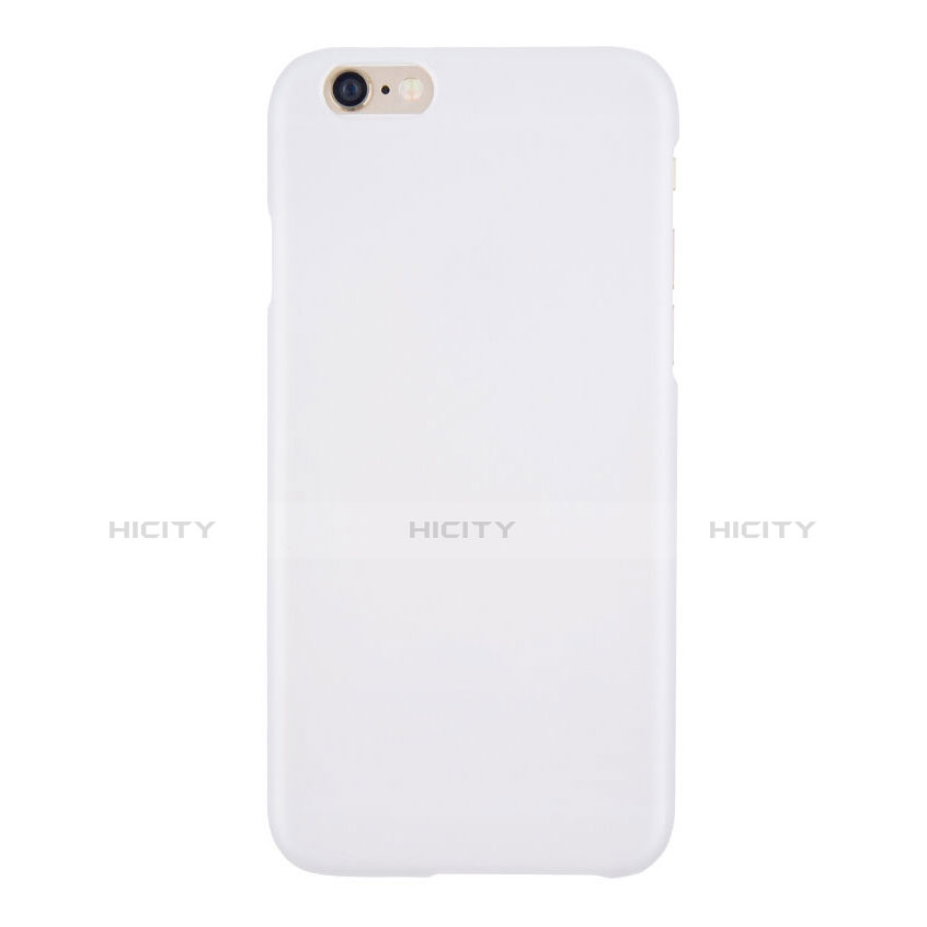 Funda Dura Plastico Rigida Mate para Apple iPhone 6 Blanco