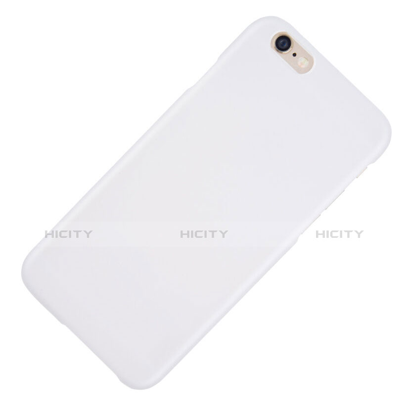 Funda Dura Plastico Rigida Mate para Apple iPhone 6 Blanco