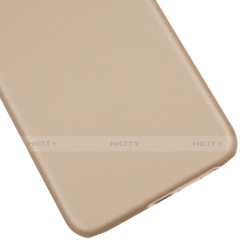 Funda Dura Plastico Rigida Mate para Apple iPhone 6 Plus Oro