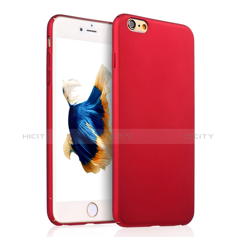 Funda Dura Plastico Rigida Mate para Apple iPhone 6 Rojo