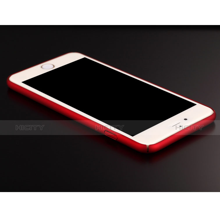 Funda Dura Plastico Rigida Mate para Apple iPhone 6 Rojo