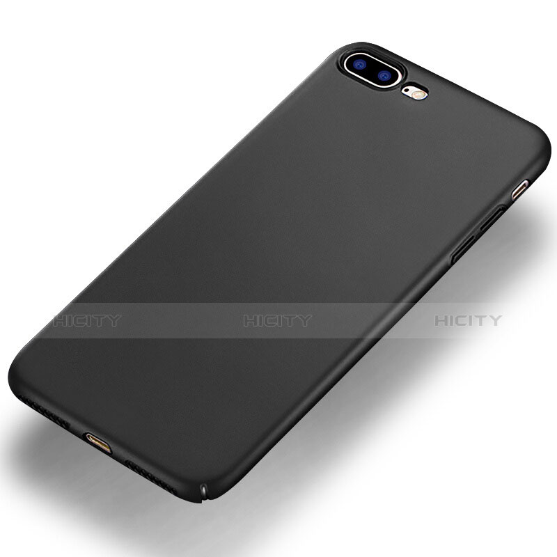 Funda Dura Plastico Rigida Mate para Apple iPhone 7 Plus Negro