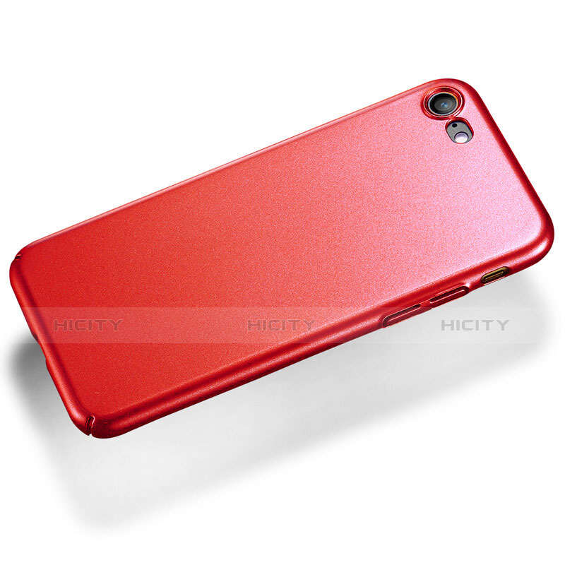 Funda Dura Plastico Rigida Mate para Apple iPhone 8 Rojo