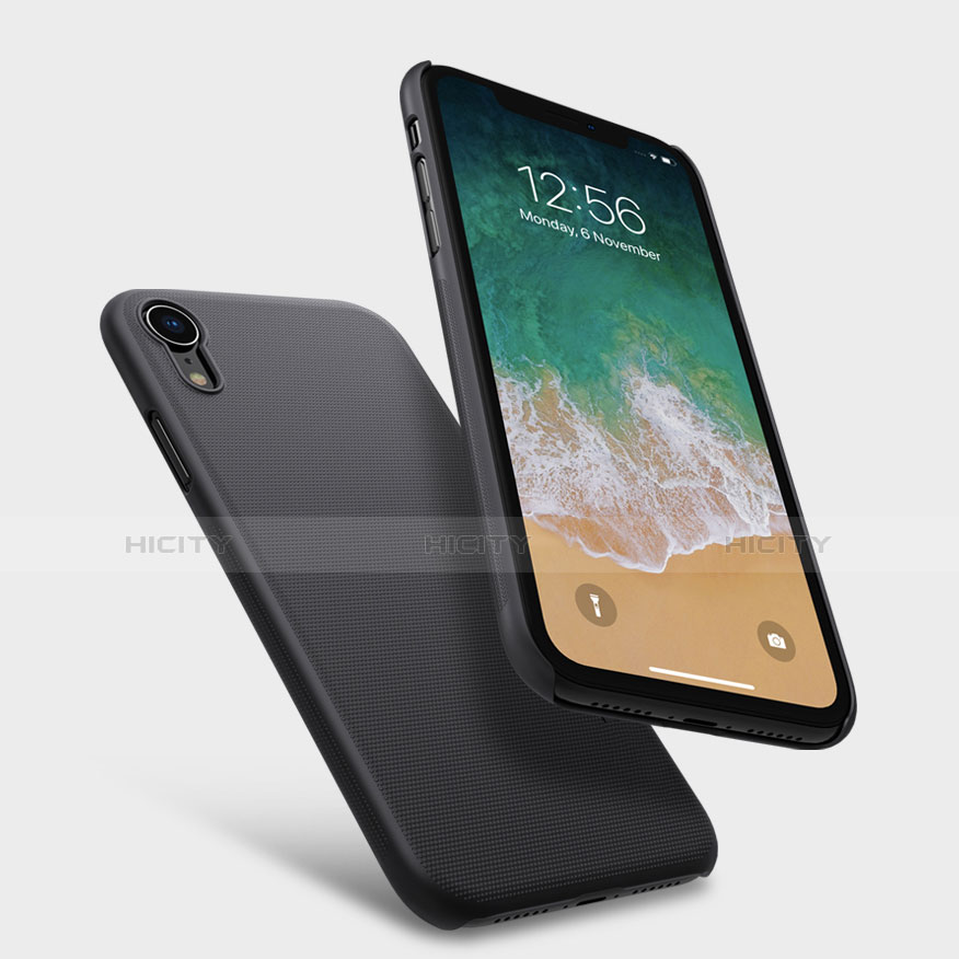 Funda Dura Plastico Rigida Mate para Apple iPhone XR Negro