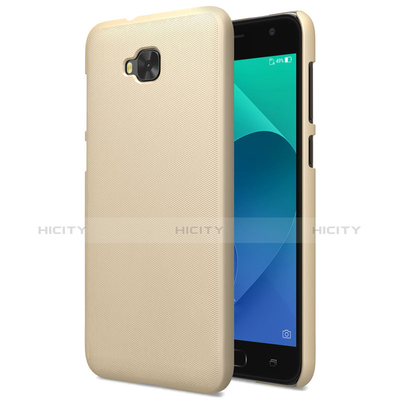 Funda Dura Plastico Rigida Mate para Asus Zenfone 4 Selfie ZD553KL Oro