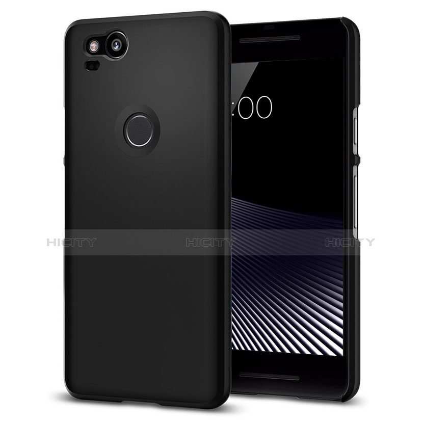 Funda Dura Plastico Rigida Mate para Google Pixel 2 Negro