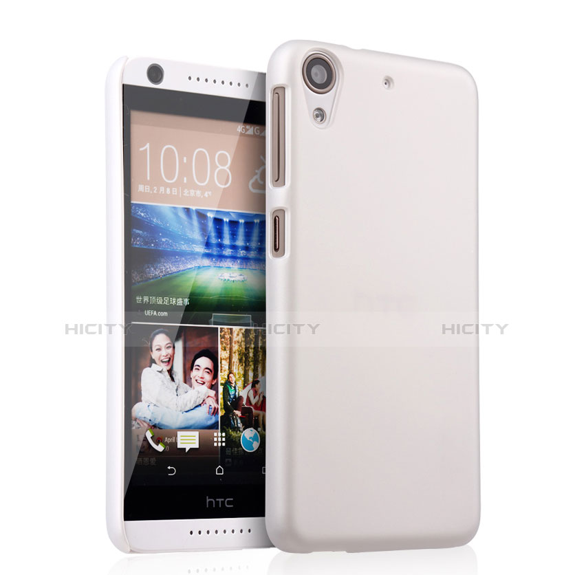 Funda Dura Plastico Rigida Mate para HTC Desire 626 Blanco