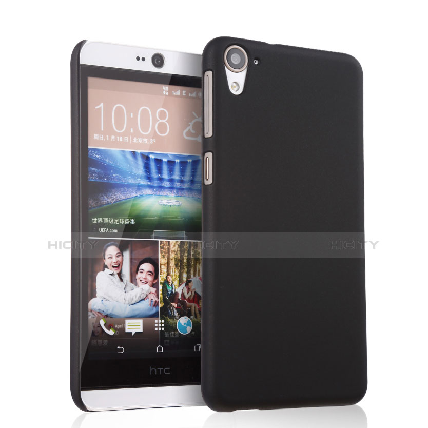 Funda Dura Plastico Rigida Mate para HTC Desire 826 826T 826W Negro