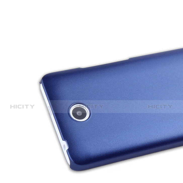 Funda Dura Plastico Rigida Mate para Huawei Ascend Y635 Dual SIM Azul