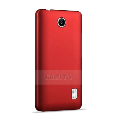 Funda Dura Plastico Rigida Mate para Huawei Ascend Y635 Rojo