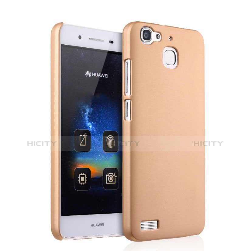 Funda Dura Plastico Rigida Mate para Huawei Enjoy 5S Oro