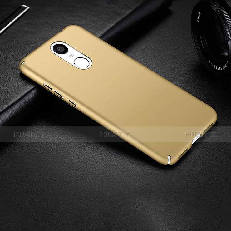 Funda Dura Plastico Rigida Mate para Huawei Enjoy 6 Oro