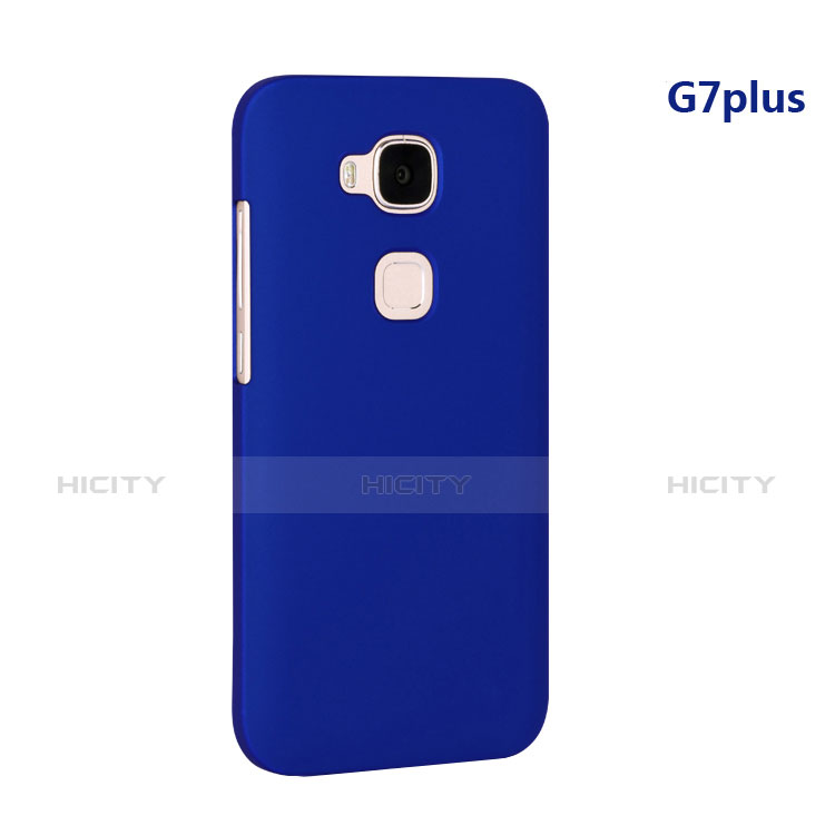 Funda Dura Plastico Rigida Mate para Huawei G7 Plus Azul