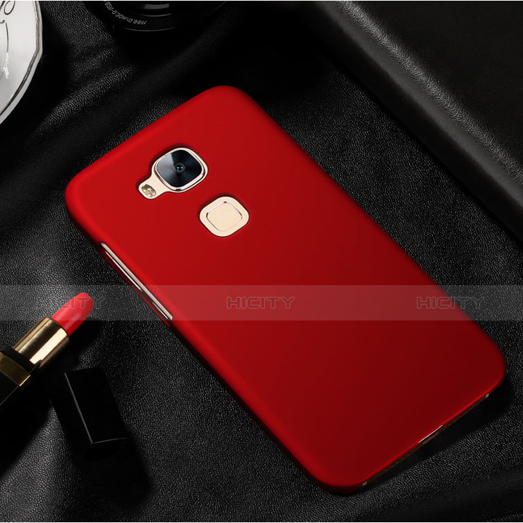 Funda Dura Plastico Rigida Mate para Huawei G7 Plus Rojo